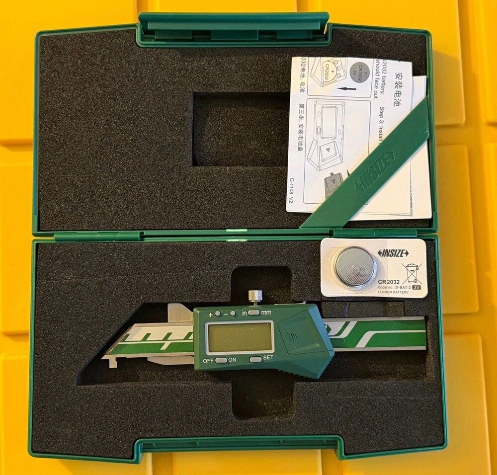 Insize 1180-6 Digital Chamfer Gauge 0-6mm / 0-0.24" Range